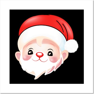 Christmas Baby Santa character Cartoon Chibi Posters and Art